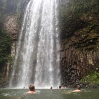 Millaa Millaa Falls - aboriginal word for waterfall, but they don't have plurals so they say it twice