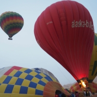 Balloon ride - that fire is HOT!