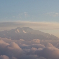 Kanchandzonga in a sea of clouds