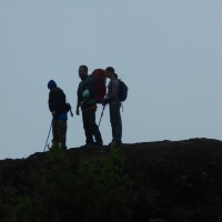 Dad and his trekkers