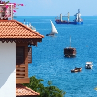 View of the Indian Ocean from Stonetown