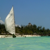 Dhow in Blue Lagoon