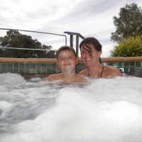 Hot Tub - one of the perks of visiting winter