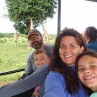 Giraffe selfie