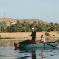 Egypt -fishermen on the Nile