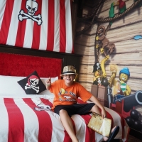 our pirate themed room at legoland