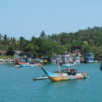 Sri Lankan fishing boats