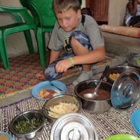 Lunch on the farm