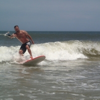 Chad Surfing